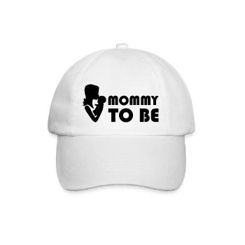 Schwangerschaft Babyparty Babyshower Boy Girl - Baseballkappe - Weiß/Weiß - Vorne