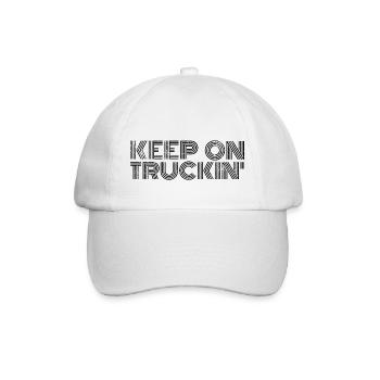Keep on Truckin Vintage - Baseball Cap - white/white - Front
