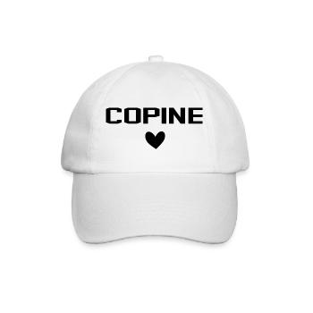 Copine Coeur - Casquette classique - blanc/blanc - Devant