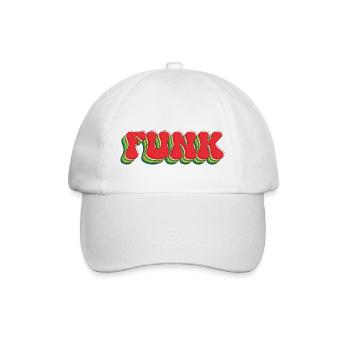 Funk Retro - Baseballkappe - Weiß/Weiß - Vorne