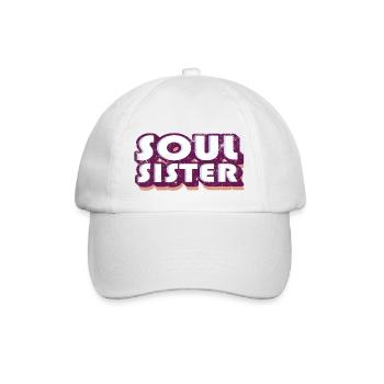 Soul Sister Retro - Baseballkappe - Weiß/Weiß - Vorne