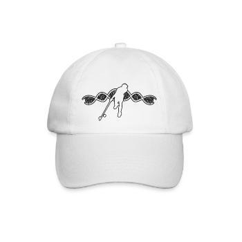 Hockey Hockeyspieler Feldhockey Geschenk Unihockey - Baseballkappe - Weiß/Weiß - Vorne