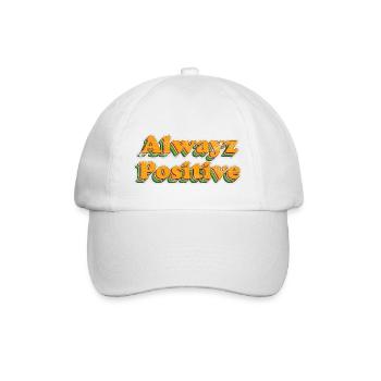 Always Positive - Baseball Cap - white/white - Front