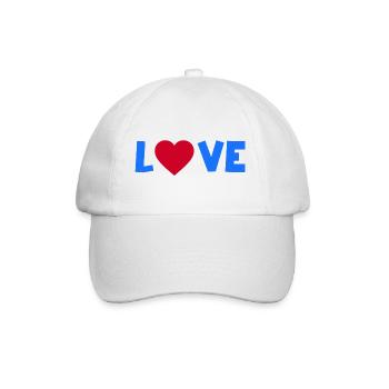 Amour - Casquette classique - blanc/blanc - Devant