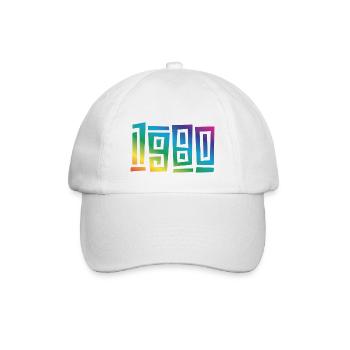 Millésime 1980 - Casquette classique - blanc/blanc - Devant