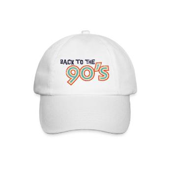 Retour aux années 90 - Casquette classique - blanc/blanc - Devant