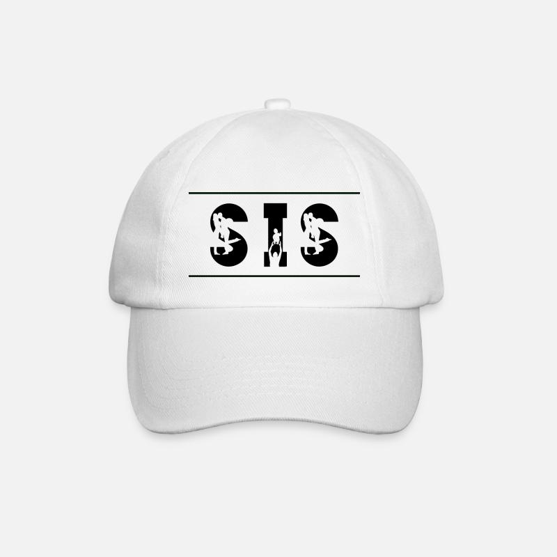 Heaviest lettering - Baseball Cap - white/white
