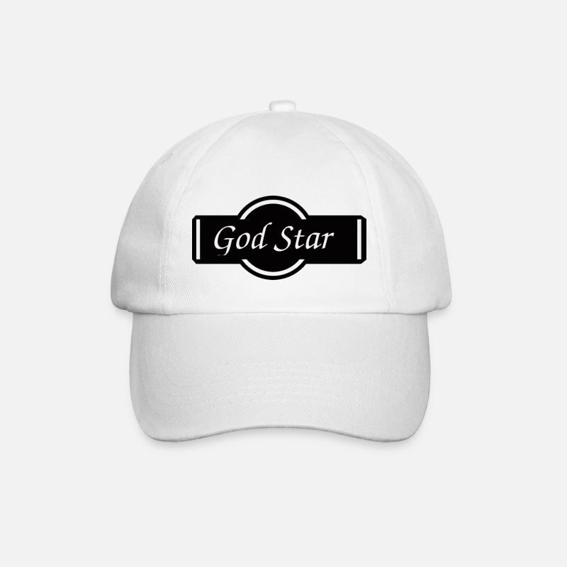 Logo, Design, Texte - Casquette classique - blanc/blanc