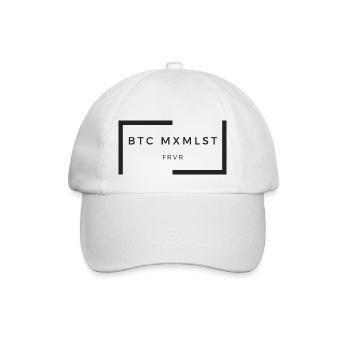 BTC maximaliste - Casquette classique - blanc/blanc - Devant