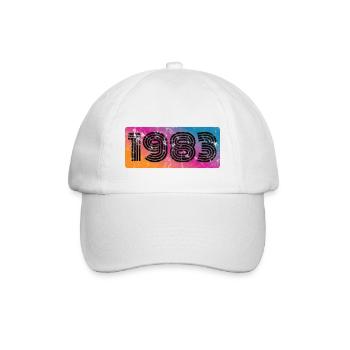 1983 40e anniversaire - Casquette classique - blanc/blanc - Devant