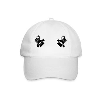 Spots lumineux - Casquette classique - blanc/blanc - Devant