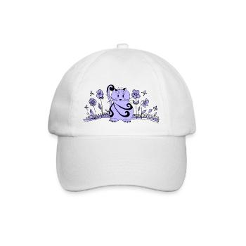 chat - Casquette classique - blanc/blanc - Devant