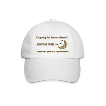 Dream 1685347531210 - Baseballkappe - Weiß/Weiß - Vorne