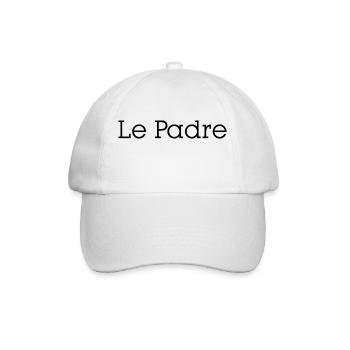 LE PADRE NOIR - French Touch Design - Casquette classique - blanc/blanc - Devant