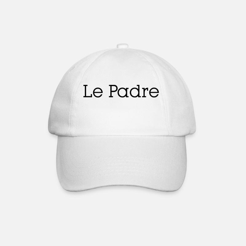 LE PADRE NOIR - French Touch Design - Casquette classique - blanc/blanc