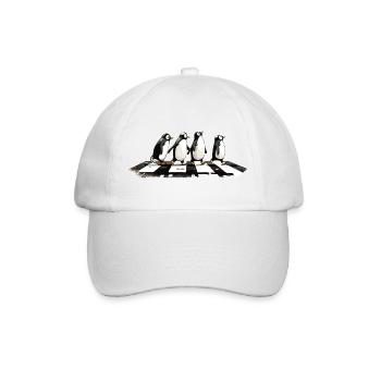 Pingouins - Casquette classique - blanc/blanc - Devant
