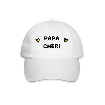 NOËL. ANNEE. ANNIVERSAIRE. RETRAITE. PAPA. MAMAM. - Casquette classique - blanc/blanc - Devant