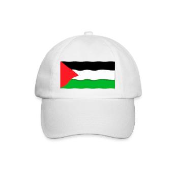 Drapeau Palestine - Casquette classique - blanc/blanc - Devant
