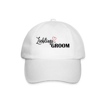LIeblings Groom - Baseballkappe - Weiß/Weiß - Vorne