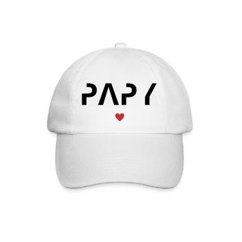 Cadeau meilleur papy - Casquette classique - blanc/blanc - Devant