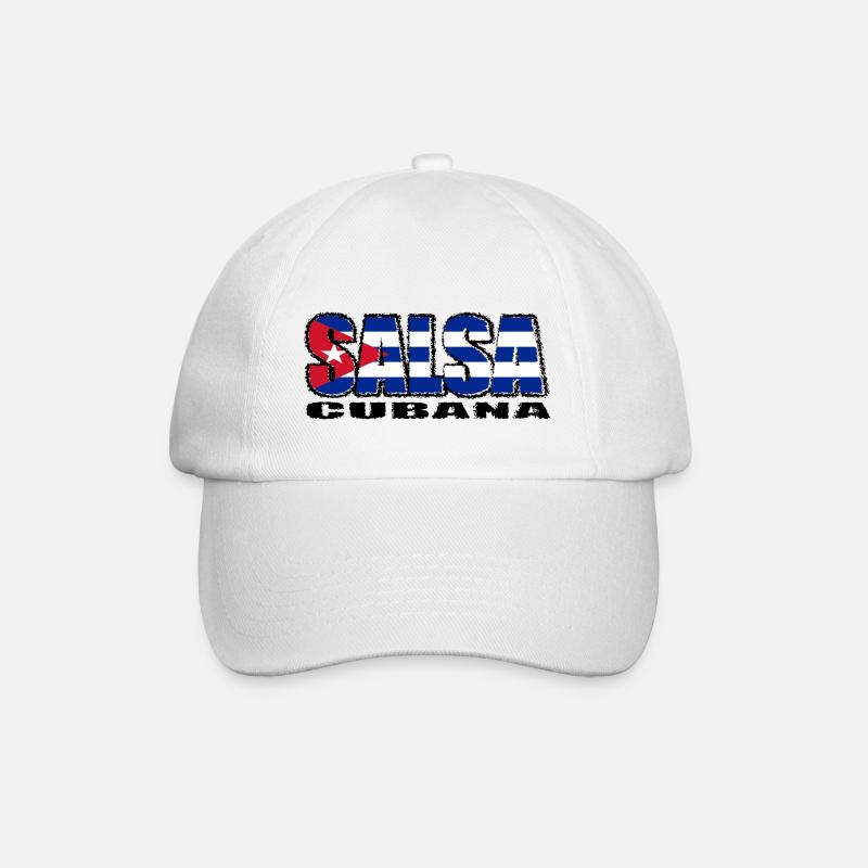 Salsa cubana - Baseballkappe - Weiß/Weiß