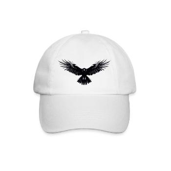 Raven - Baseball Cap - white/white - Front