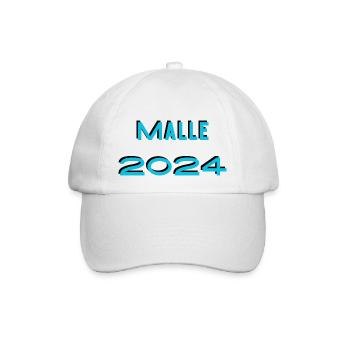 Mallorca 2024 - Baseballkappe - Weiß/Weiß - Vorne