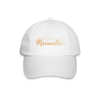 Maranatha - Baseballkappe - Weiß/Weiß - Vorne