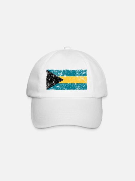 Bahamas Vintage - Baseballkappe - Weiß/Weiß