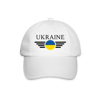 Ukraine Elegance T-Shirt - Baseball Cap - white/white - Front