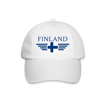 T-shirt de style finlandais - Casquette classique - blanc/blanc - Devant