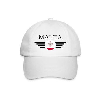 T-shirt de style maltais - Casquette classique - blanc/blanc - Devant