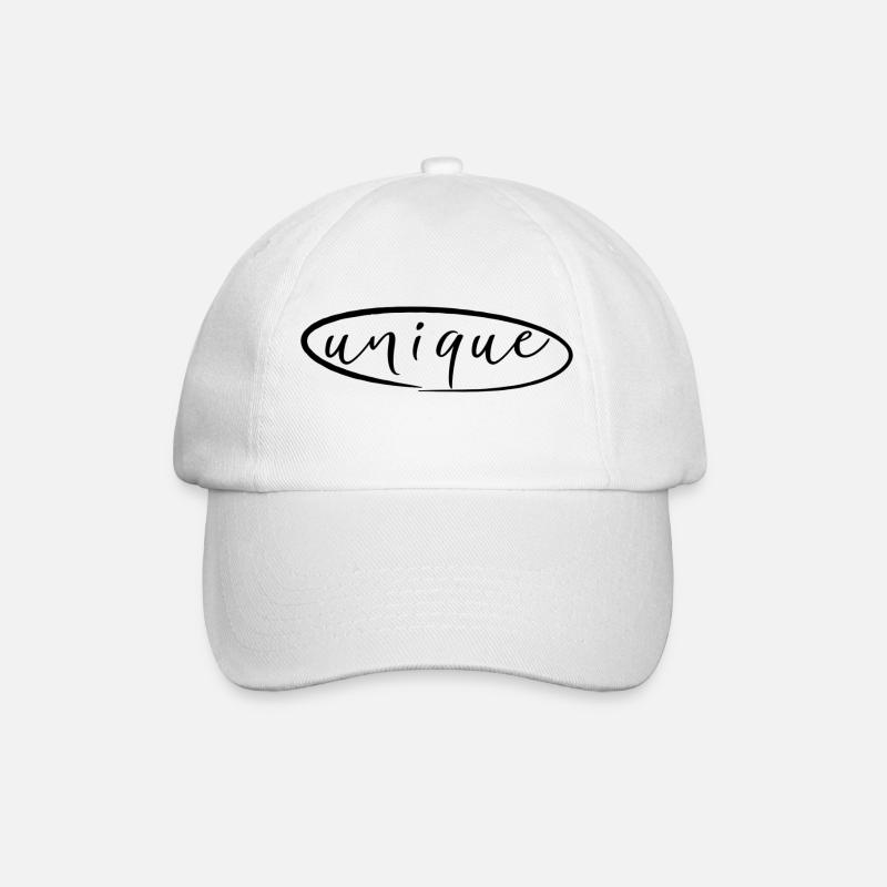 unique - Baseballkappe - Weiß/Weiß