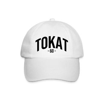 Tokat 60 Türkei Turkiye Geschenk Urlaub TR Türk - Baseballkappe - Weiß/Weiß - Vorne