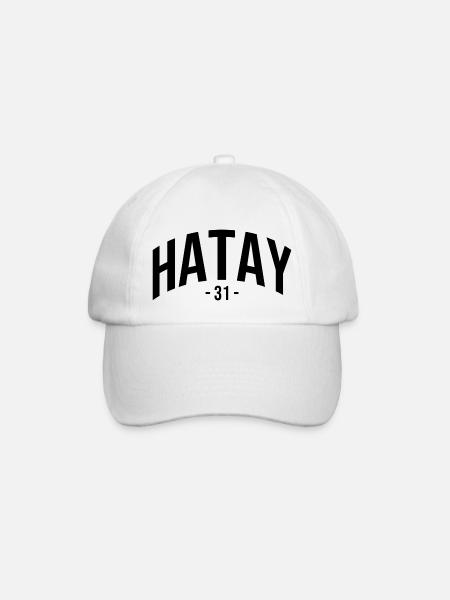 Hatay 31 Türkei Geschenk Urlaub 31 Hatay Kurde - Baseballkappe - Weiß/Weiß