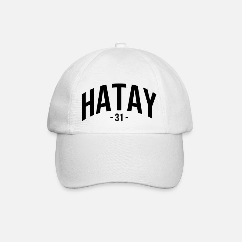 Hatay 31 Türkei Geschenk Urlaub 31 Hatay Kurde - Baseballkappe - Weiß/Weiß