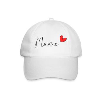 OMA. MAMA. MUTTERTAG - Baseballkappe - Weiß/Weiß - Vorne
