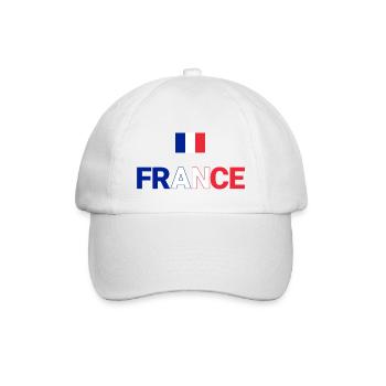 FRANKREICH - Baseballkappe - Weiß/Weiß - Vorne