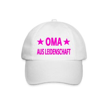 Oma - Baseballkappe - Weiß/Weiß - Vorne