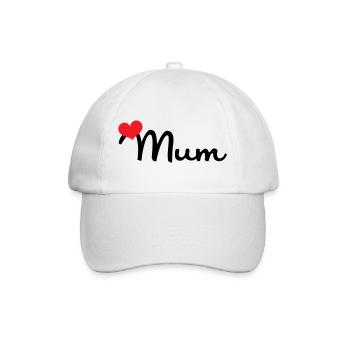 Maman d'Amour - Fête des Mères - Casquette classique - blanc/blanc - Devant
