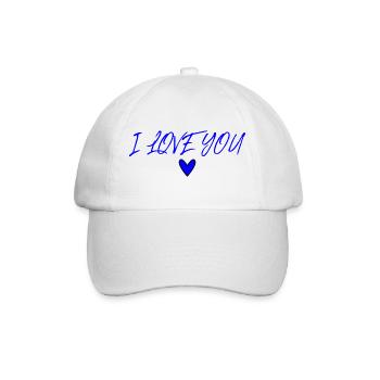 GERADE VERHEIRATET. Junggesellinnenabschied. VALENTINSTAG. PAAR - Baseballkappe - Weiß/Weiß - Vorne