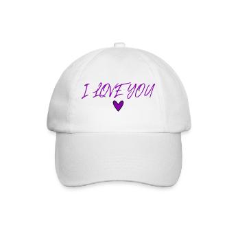 BONNE FÊTE. COEUR. BONNE FÊTE MAMAN. MAMAN - Casquette classique - blanc/blanc - Devant
