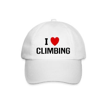 I love Climbing - Casquette classique - blanc/blanc - Devant