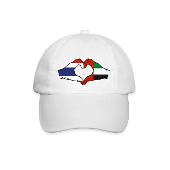Thaïlande Émirats arabes unis Cœur - Casquette classique - blanc/blanc - Devant