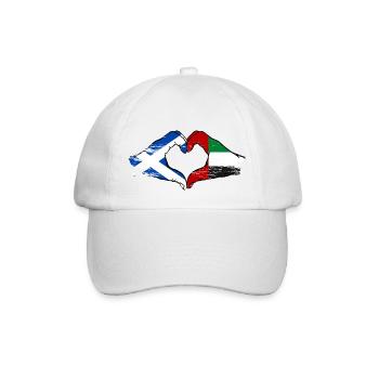 Scotland United Arab Emirates Flag - Baseball Cap - white/white - Front