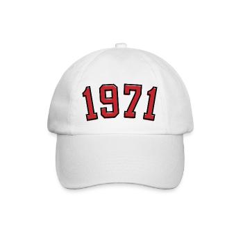 Sport year of birth 1971 - Baseball Cap - white/white - Front