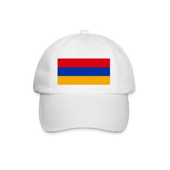 Armenia - Baseball Cap - white/white - Front
