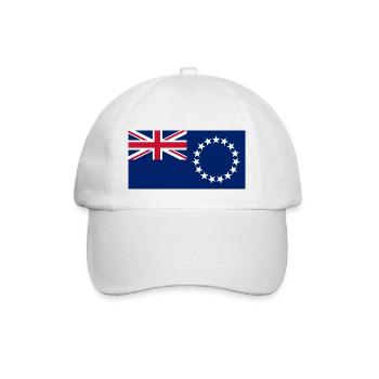 Cook Islands - Baseball Cap - white/white - Front