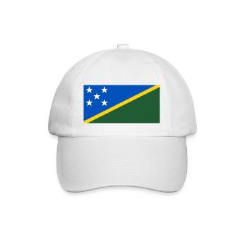 Solomon Islands - Baseball Cap - white/white - Front