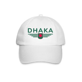 Dhaka Design – Heart of Bangladesh - Baseball Cap - white/white - Front